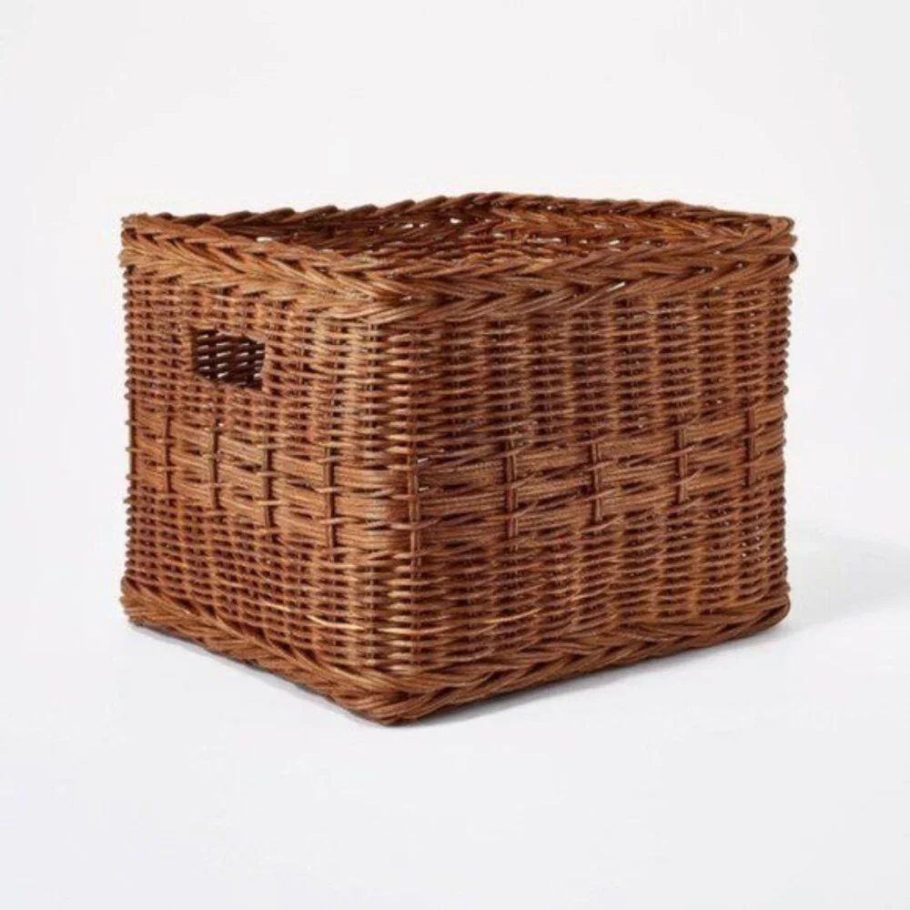Rattan Cube Storage Basket – Threshold Studio McGee, Target 2022‎